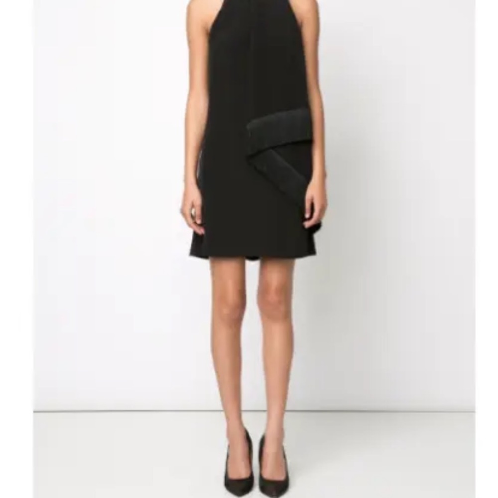 Derek Lam 10 Crosby Black Fringe Cocktail Dress - size 0 Extra Small - Picture 4 of 8